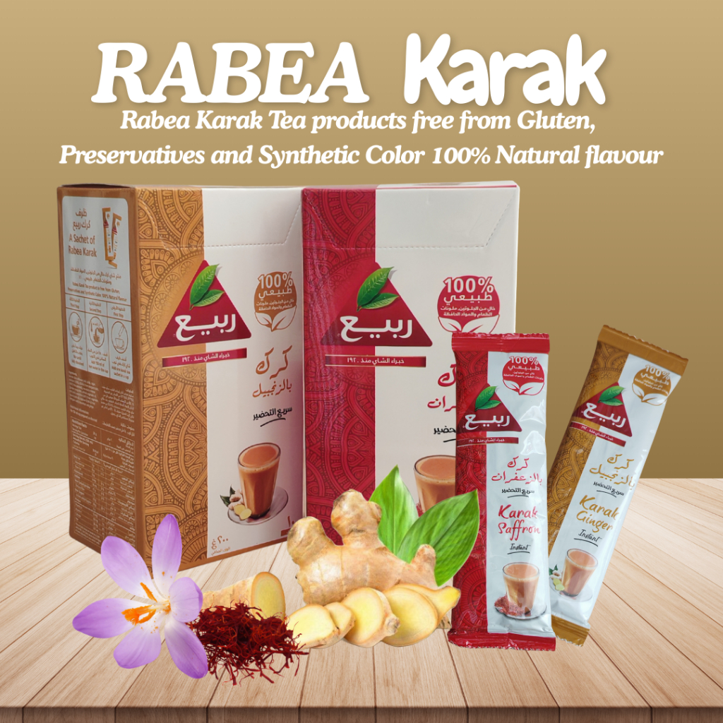 Rabea Karak Tea / Karak Ginger Instant / Karak Saffron Instant ...