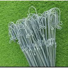Dawai penyangkut orkid / Flower Pot Hanger / Hanging Plant Besi / Pasu ...