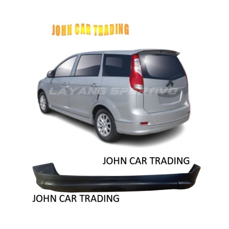 Ready Stock Proton Exora PU OEM Rear Skirt BodyKit Exora Skirt Belakang ...
