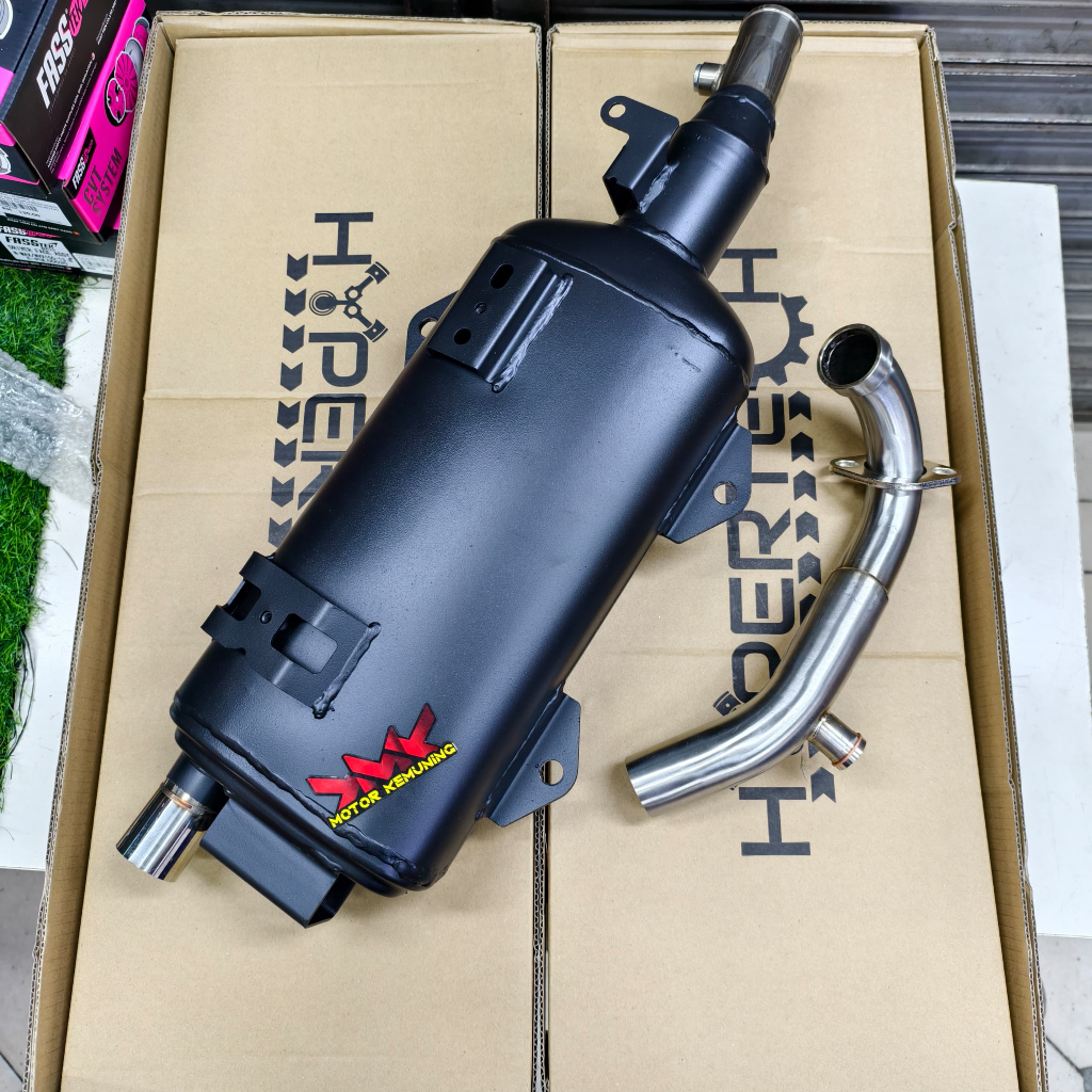 HYPERTECH ULTIMATE PRESSURE EXHAUST XMAX 32/35MM 35/38MM - BACK ...