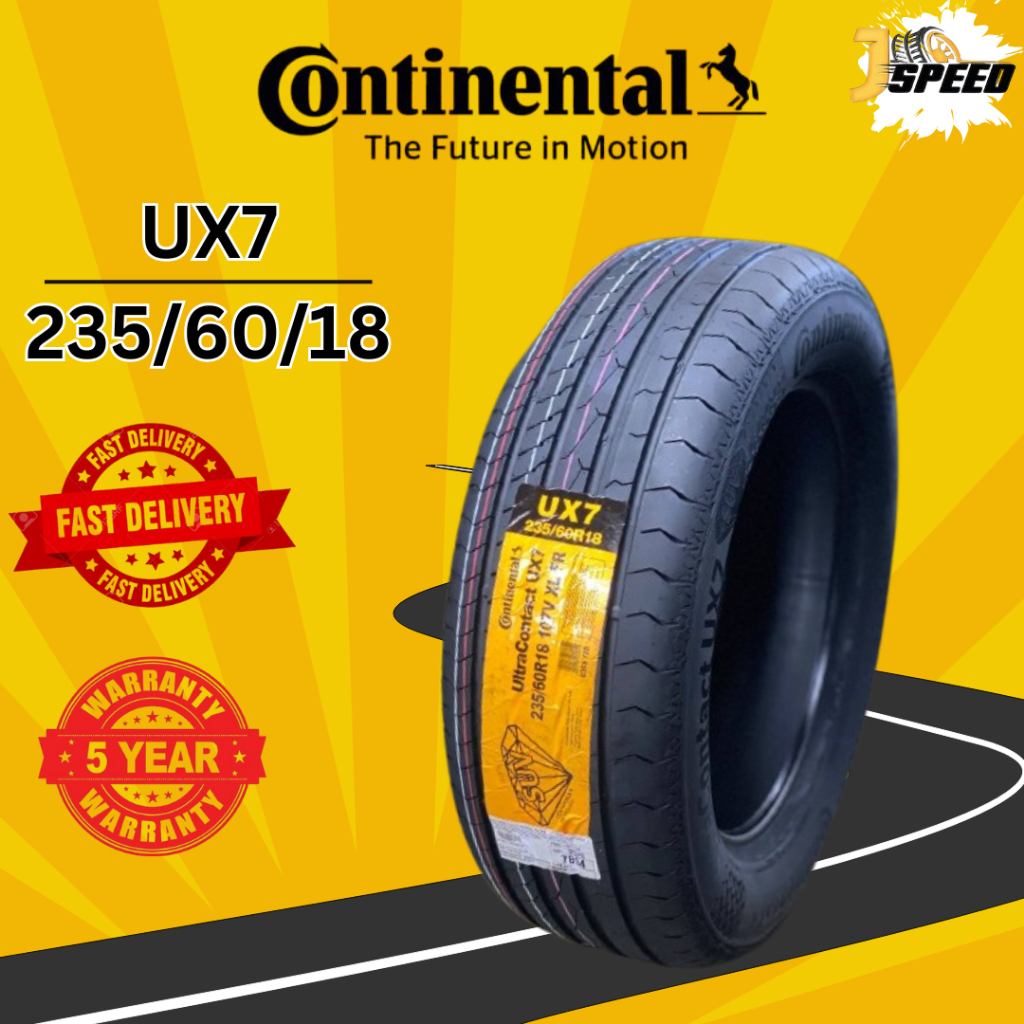 TYRE CONTINENTAL UX7 - 235/60/18 | Shopee Malaysia