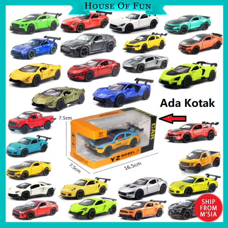 1:36 Alloy Die Cast Car Model Alloy With Box Vehicle Can Open Door