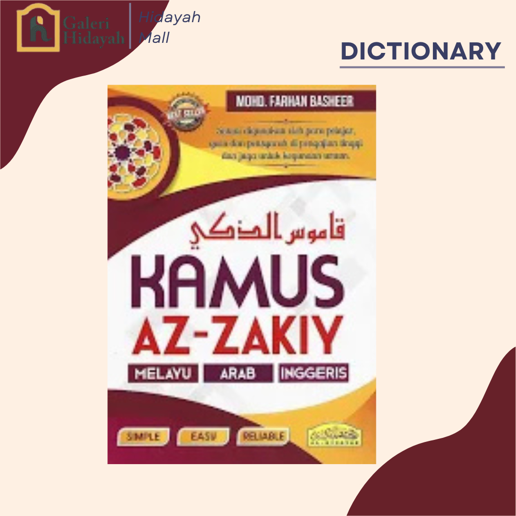 KAMUS AZ-ZAKIY ( MELAYU-ARAB-INGGERIS) | Shopee Malaysia