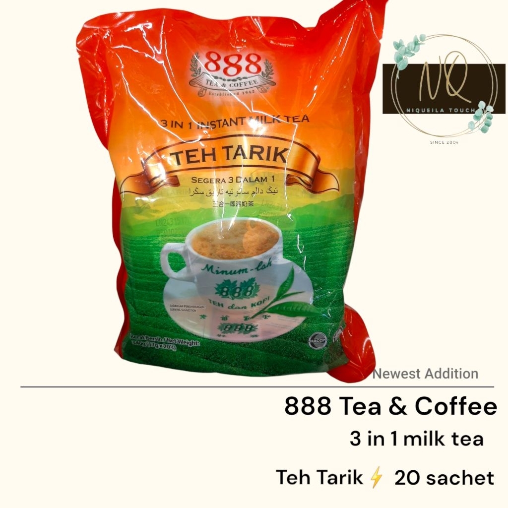 TEH TARIK 888 3IN1 INSTANT TEA (20sachet) | Shopee Malaysia