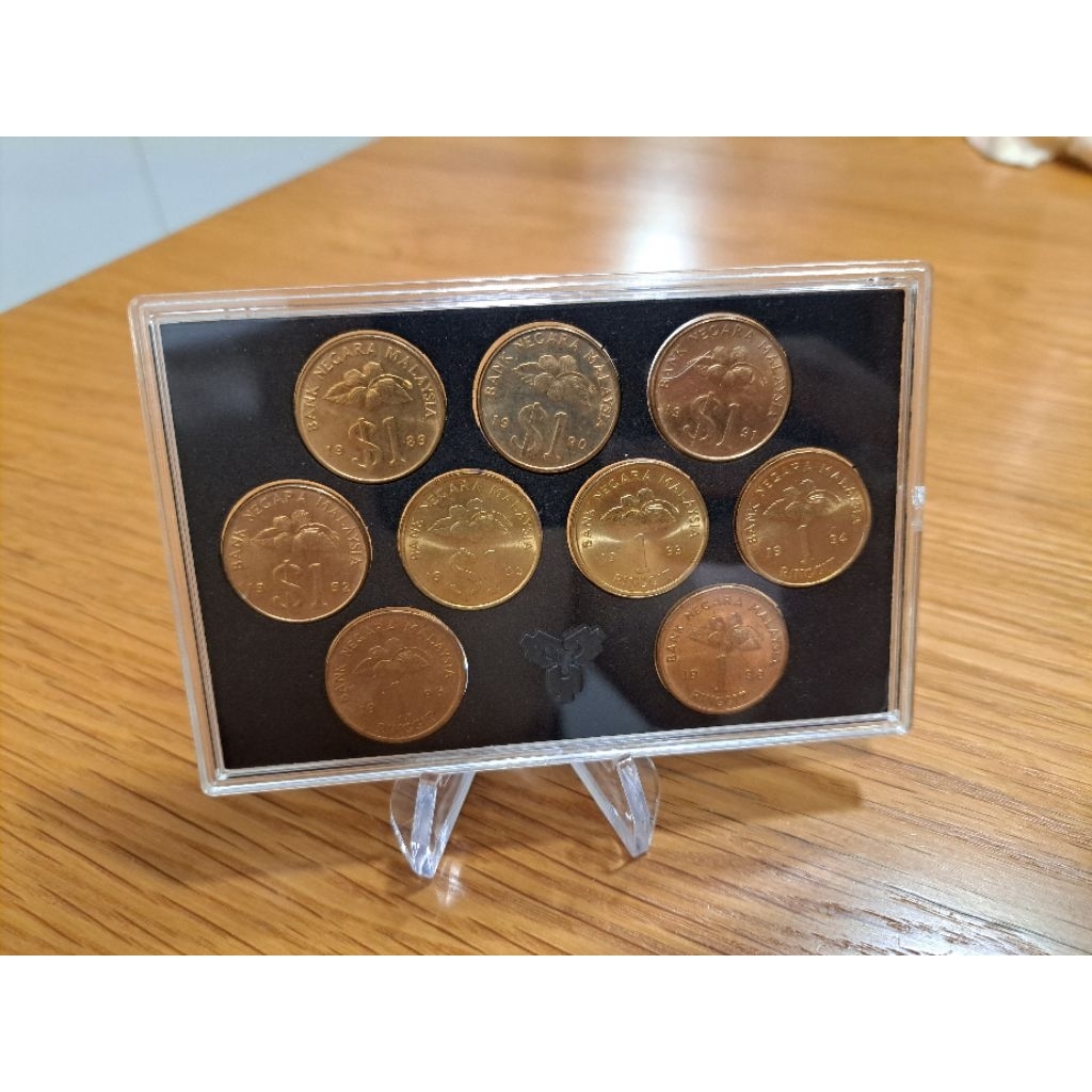 (1989~1996) Malaysia Duit Syiling Lama 2nd Series Coin Ringgit Complete ...