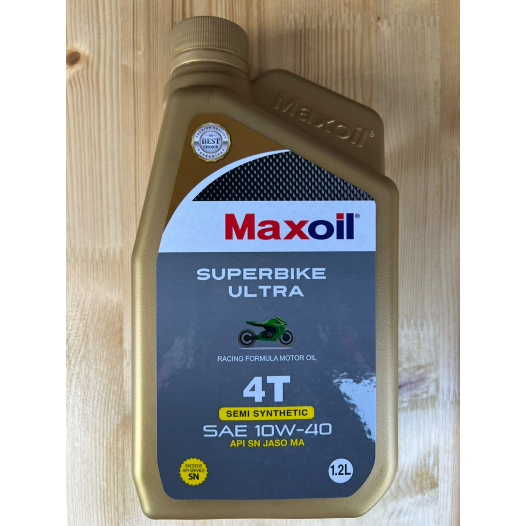 MAXOIL 1.2L Superbike Ultra 4T SEMI SYNTHETIC 10W-40 | Shopee Malaysia