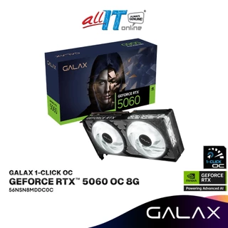 GALAX GeForce RTX 5060 1-Click OC 2X GDDR7 Graphics Card | 56NSN8MDDC0C