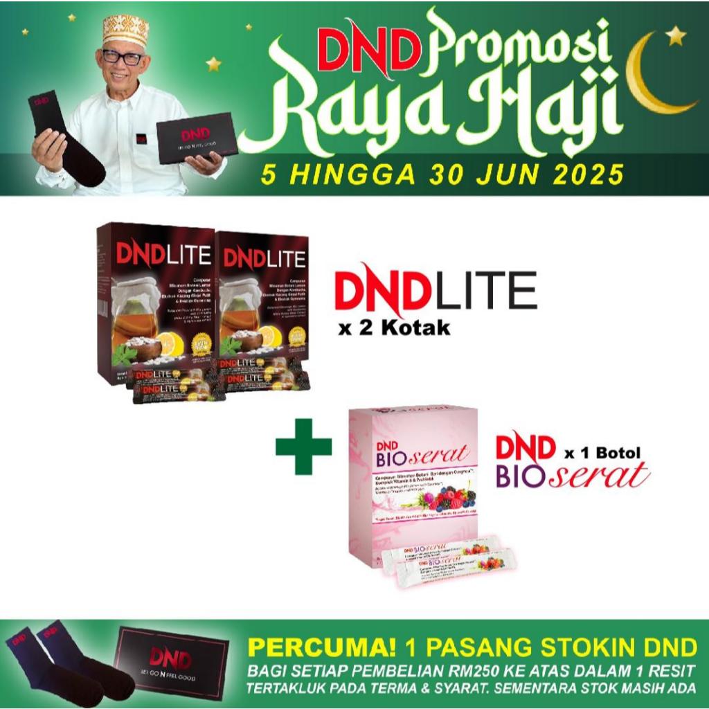 DND LITE (2 kotak) + DND BIO SERAT (1 kotak) | Shopee Malaysia