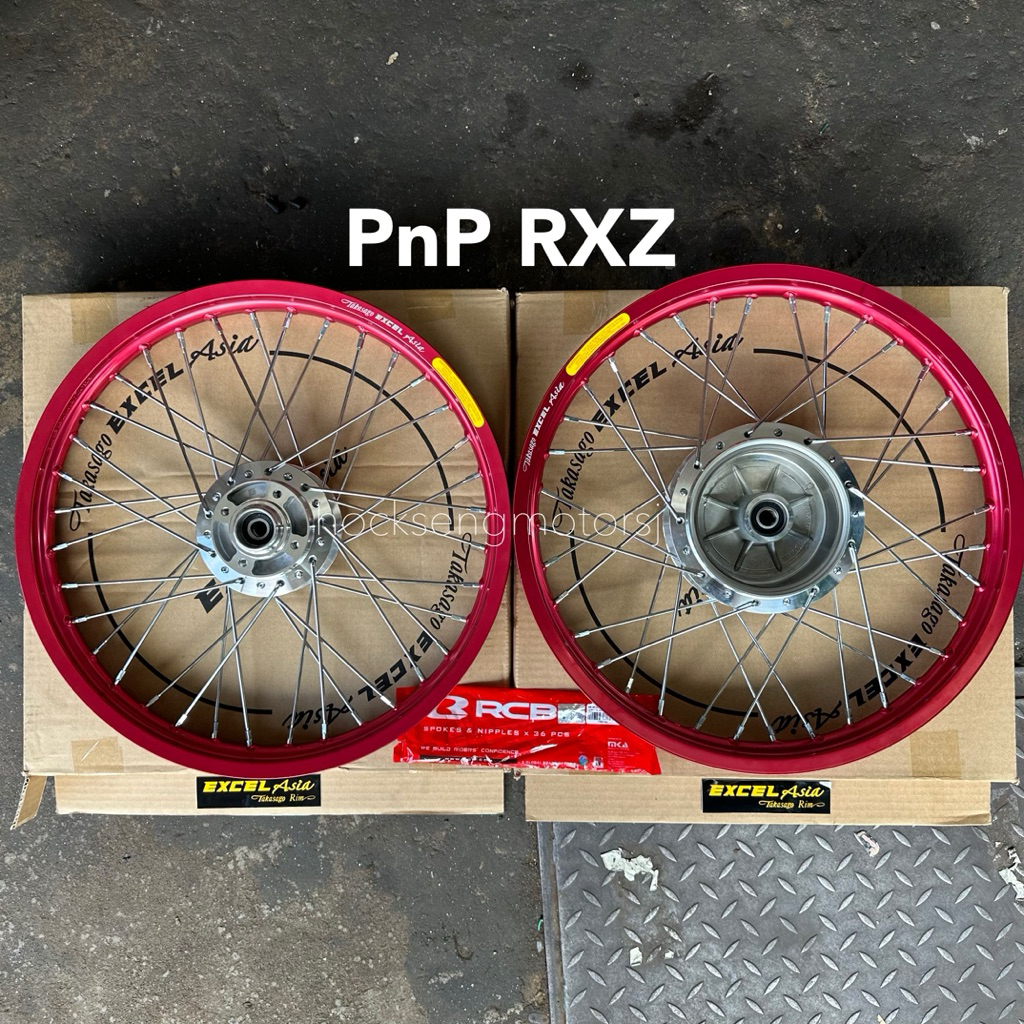 RXZ SET TAKASAGO EXCEL ASIA 160X18, SYS Hub,RCB Lidi/Spoke Complete Set ...