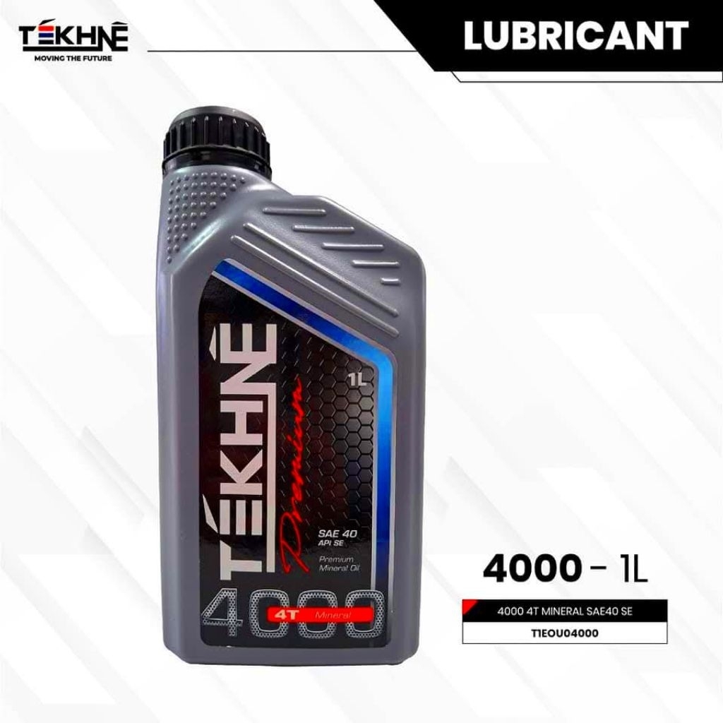 ENGINE OIL TEKHNE PREMIUM 4T ENGINE OIL. SAE 40 API SE 4000 | Shopee ...