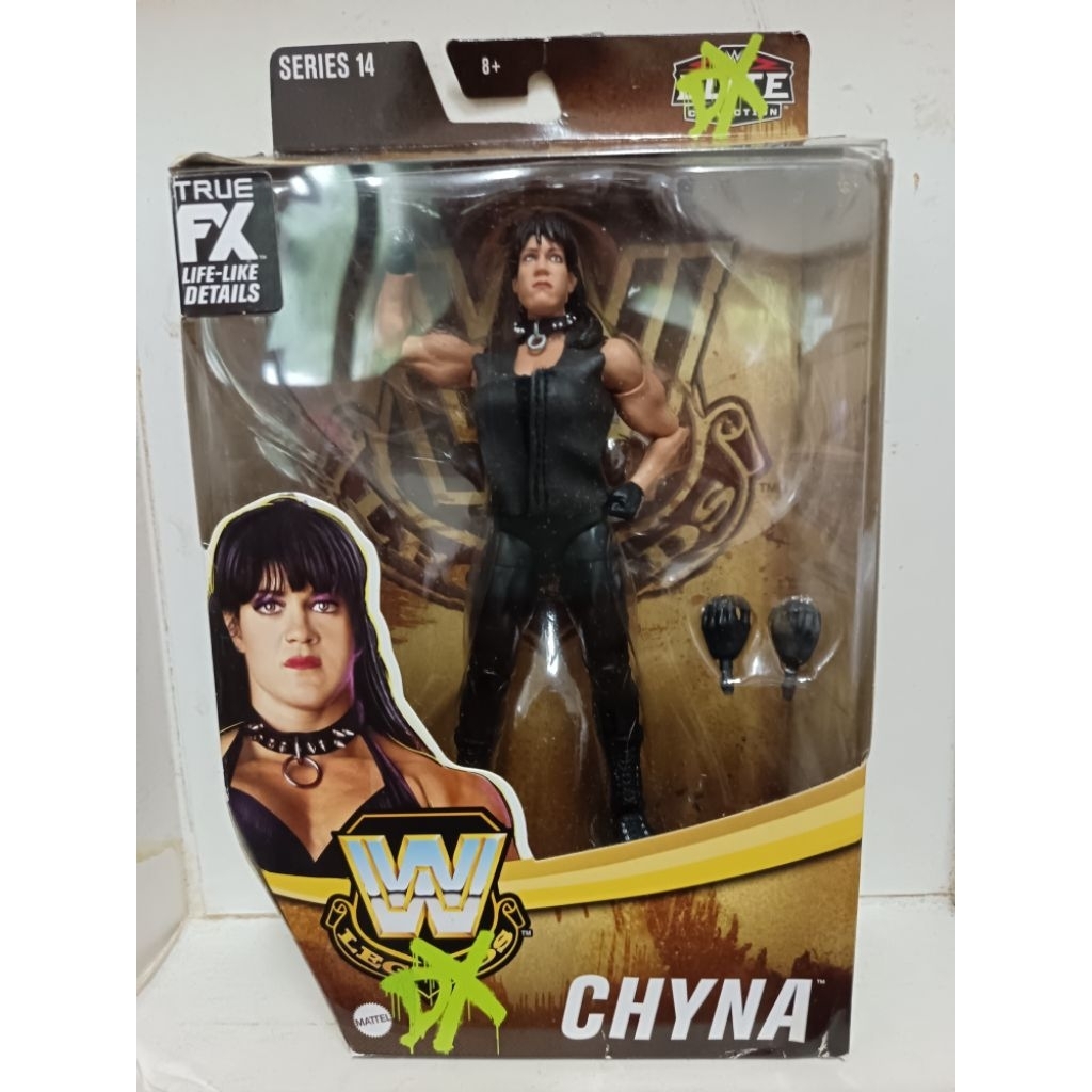 WWE Elite Legends Actionfigur – Chyna DX, 15,2 Cm, Mit 25 Gelenken & Championship-Aufkleber