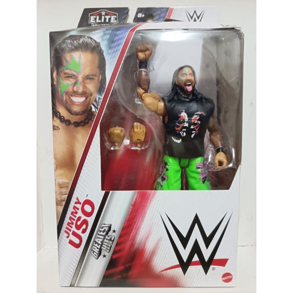 WWE Jimmy Uso Figura De Acción Elite Greatest Hits 7 – Lucha Libre, Articulada Y Con Detalles Realistas, Coleccionable