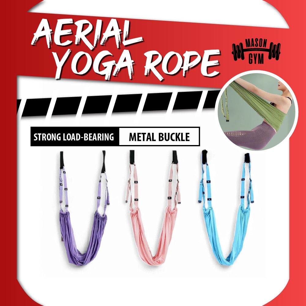 Aerial Yoga Strap Stretching Yoga Belt Pilates Equipment Yoga Rope ...