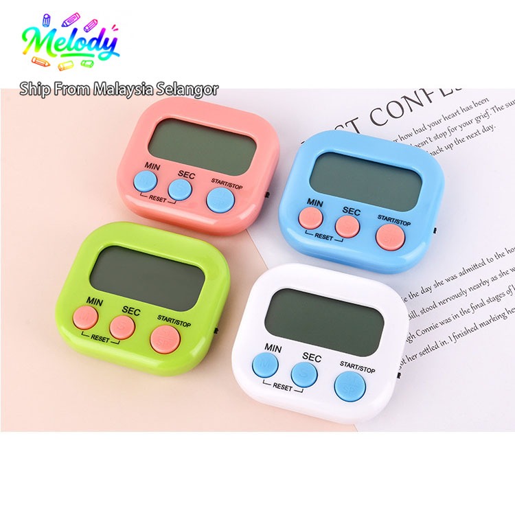 1PC Digital LCD Kitchen Cooking Timer Count-Down Up Clock Alarm ...