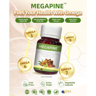 (PROMOTION) NEW ExP:2027 MEGAPINE (OMEGA 3-6-7-9) 60's SOFTGELS2 ...