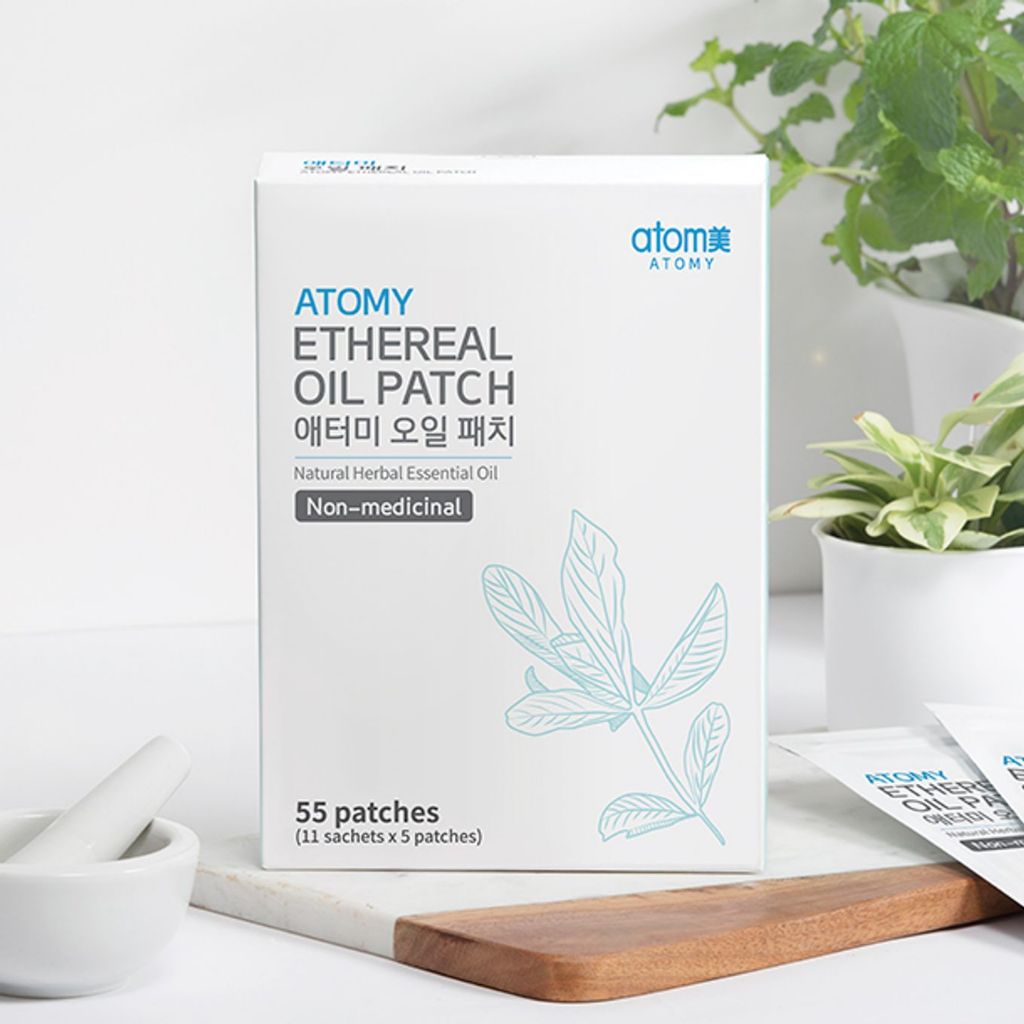 100% Original Atomy Ethereal Oil Patch (55patches/box) | Shopee Malaysia