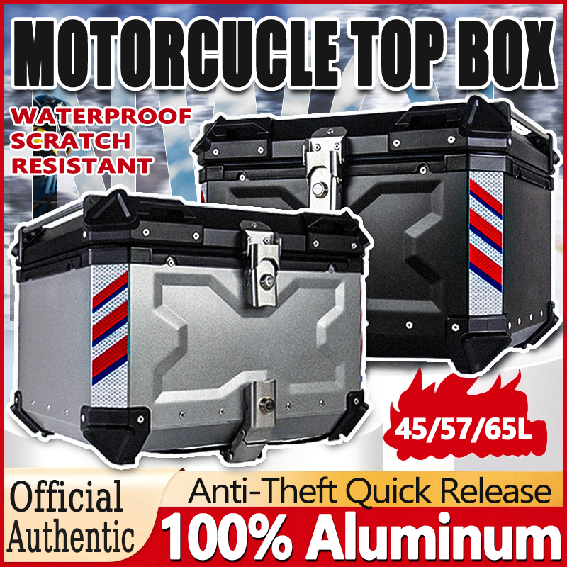 45L/57L/65L High-Capacity Waterproof Box Motorcycle Box Accessories ...