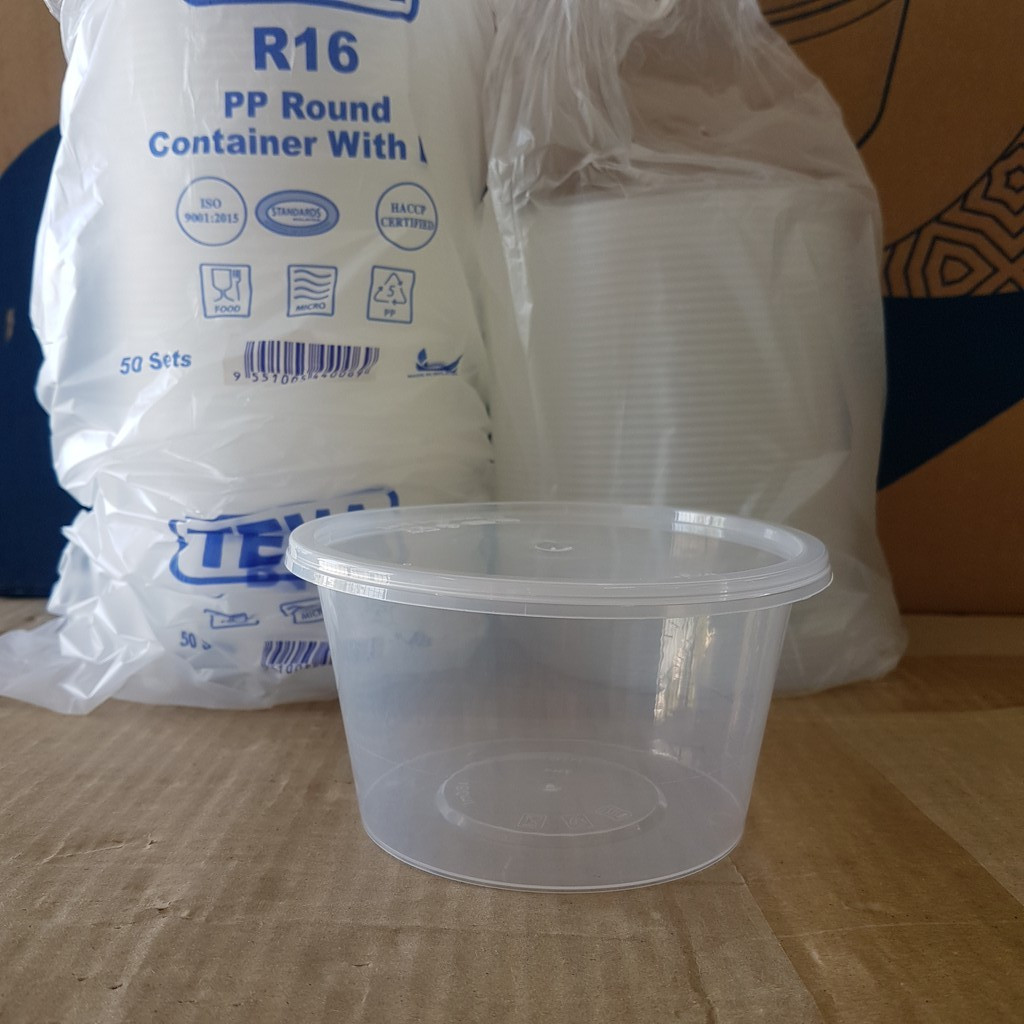 [TEKA] TK R16OZ Round Microwave Food Container With Lid Tupperware- R16 ...