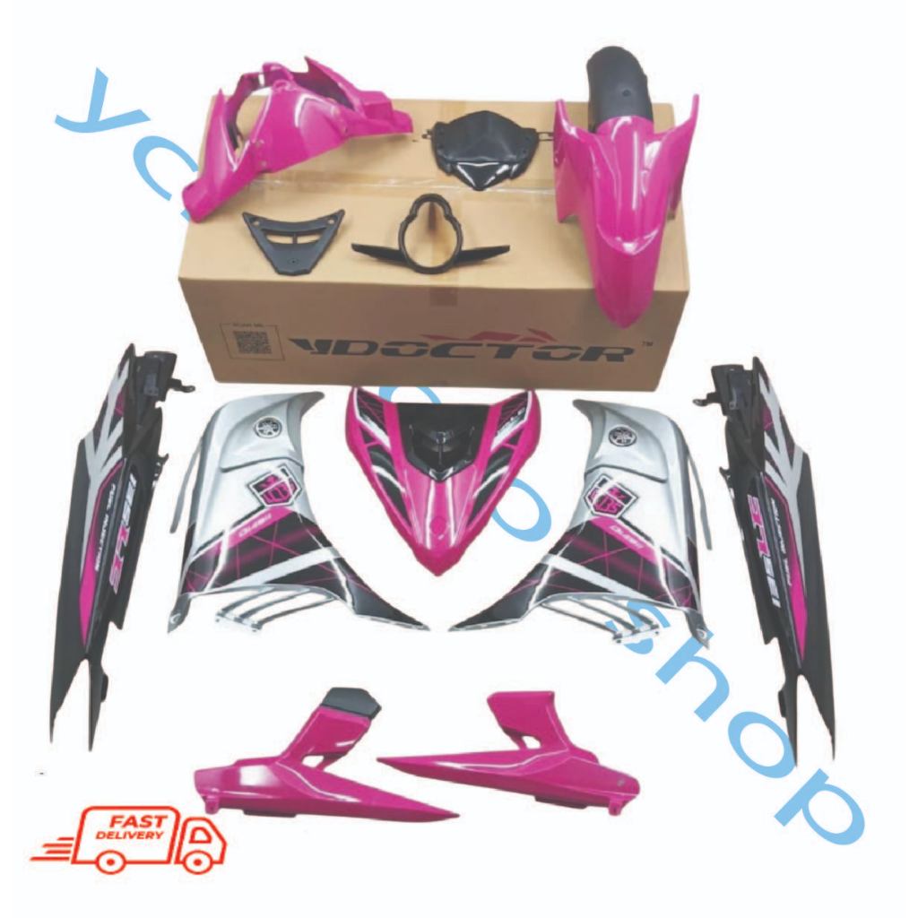YAMAHA LC135 LC 135 135LC V4 V5 V6 V7 DOCTOR NEW DESIGN BODY COVER SET ...