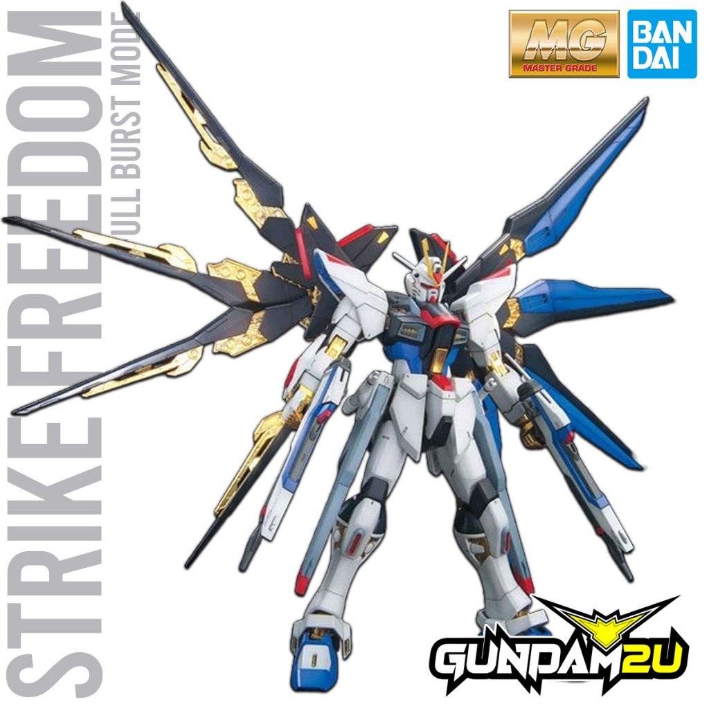 BANDAI MG 1/100 Strike Freedom Gundam Full Burst Mode - Plastic Model ...