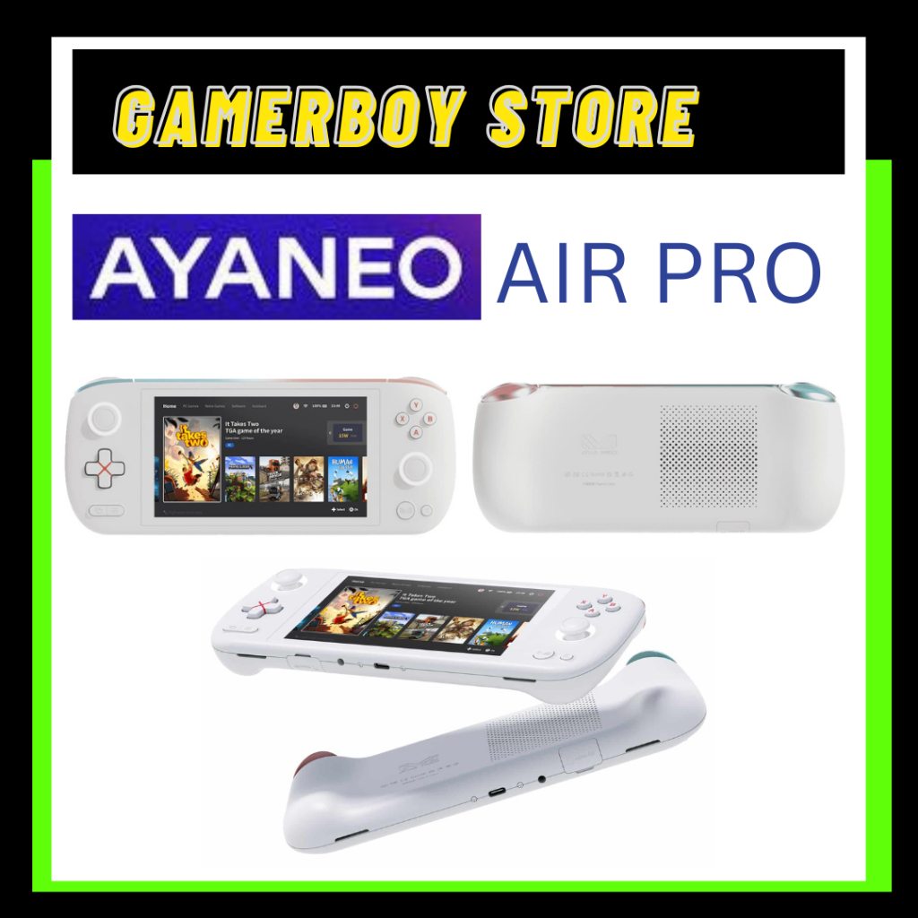 AYANEO AIR PRO (AMD R5-5560U)- 5.5 Inches OLED Handheld PC Game Console ...