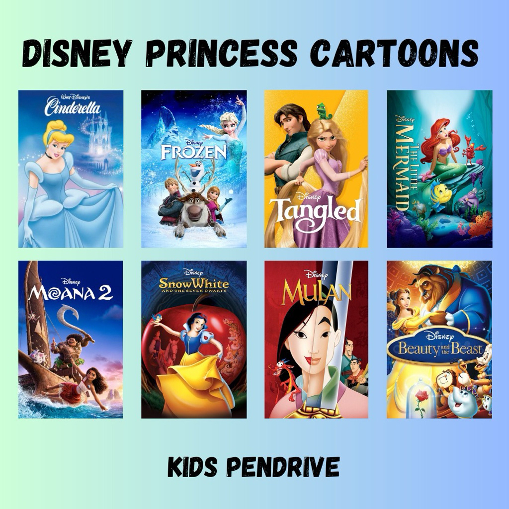 DISNEY PRINCESS PENDRIVE KARTUN KANAK KANAK 32GB USB KINGSTON ...
