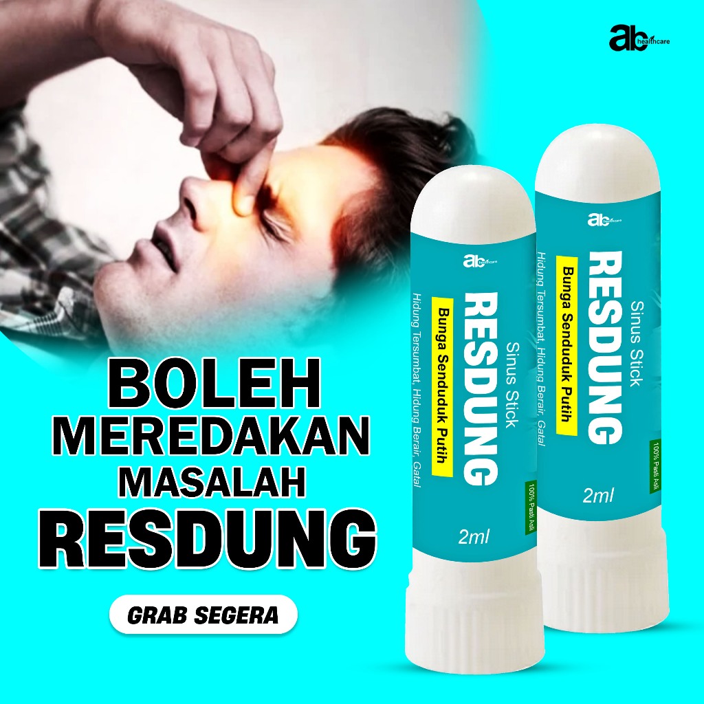 INHALER RESDUNG BUNGA SENDUDUK PUTIH AB HEALTHCARE | SINUS | SELSEMA ...