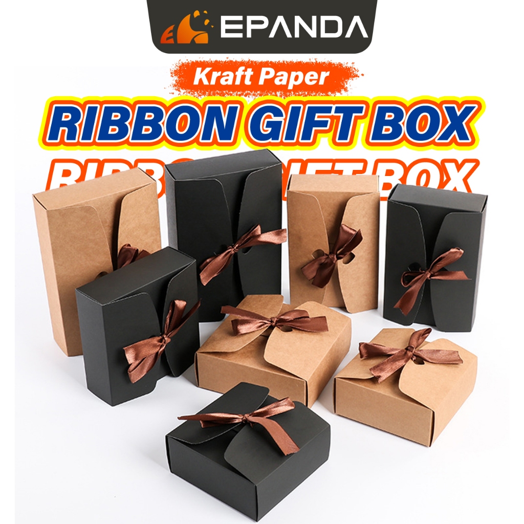 Small Kraft Paper Gift Box Wedding Door Gift Kotak Hadiah Kenduri ...