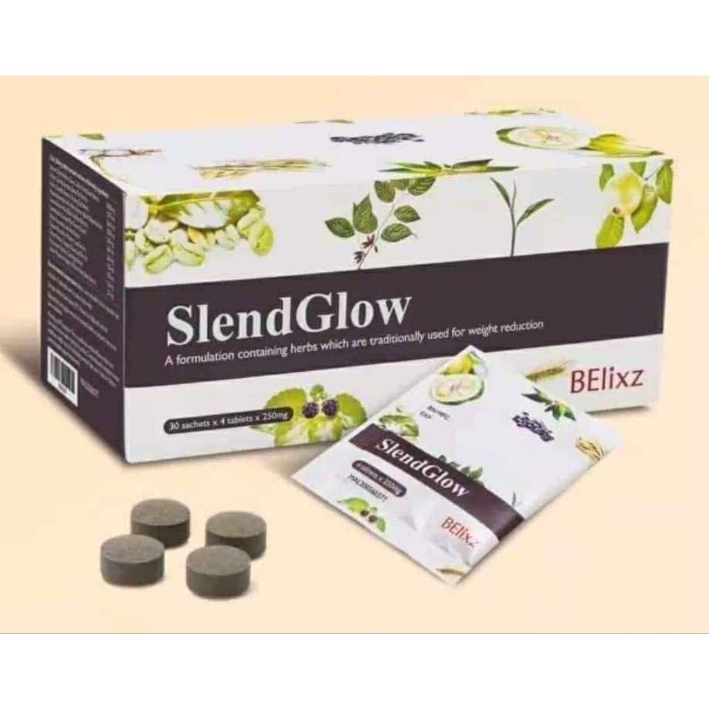 Slend gloww one box 30pack-4tablet original Remove code | Shopee Malaysia