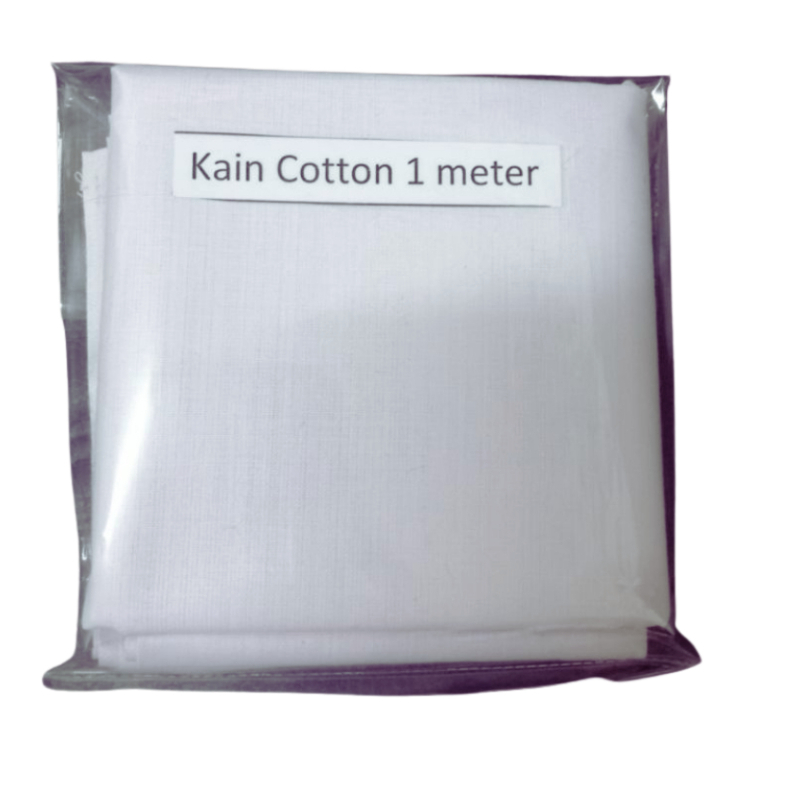 (METER) KAIN PUTIH COTTON / KAIN KAFAN KAFFAN BIDANG 60 PELBAGAI GUNA ...