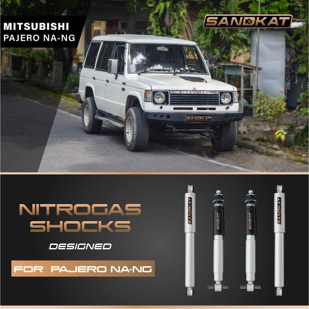 SANDKAT 4WD Mitsubushi Pajero LO47 LO49 (Leaf Spring Version) Nitrogas ...