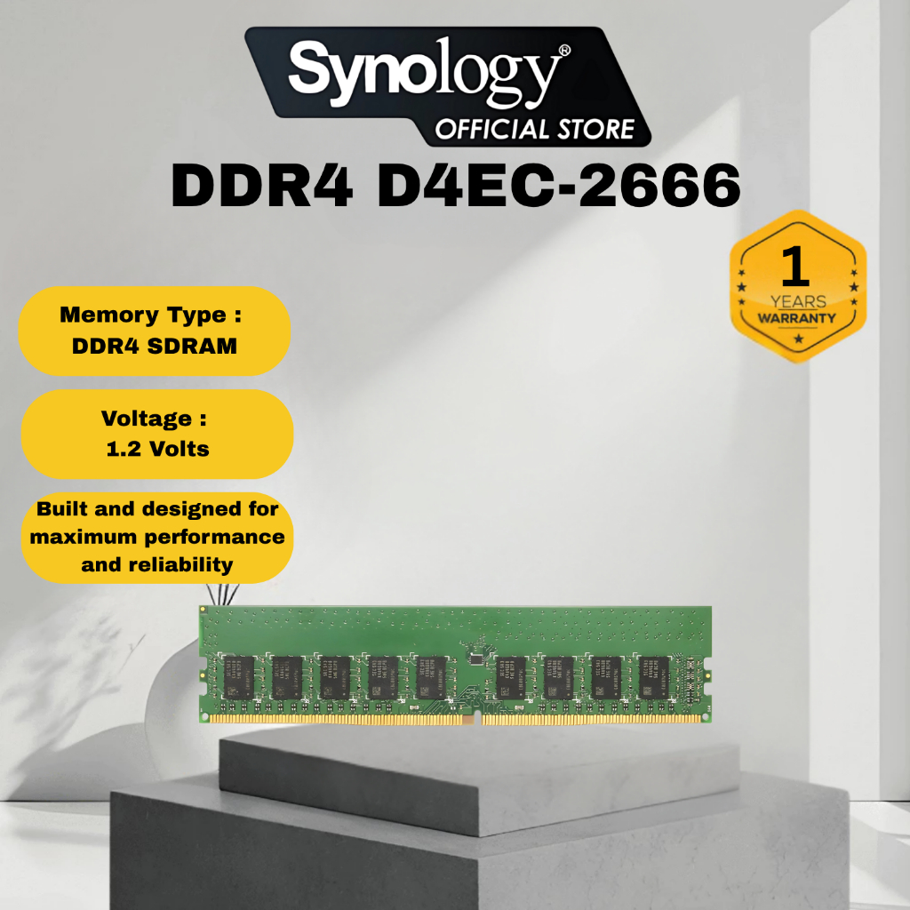 Synology DDR4 RAM 16GB/8GB ECC Unbuffered DIMM RAM Desktop RAM Memory ...