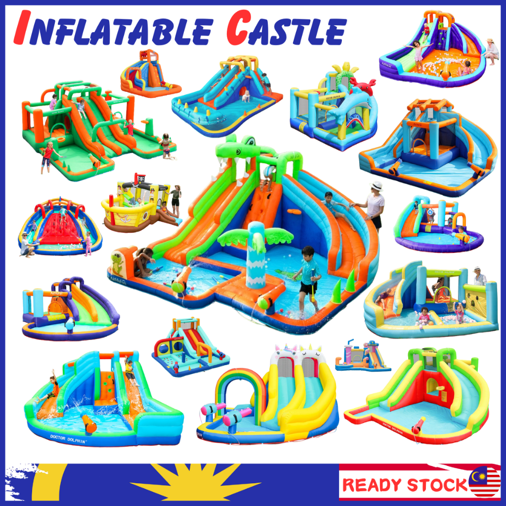 🔥READY STOCK🔥 New Inflatable castle Airmyfun/Doctor Dolphin Double ...