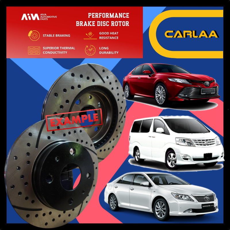 AIVA JAPAN ESTIMA ACR30 CAMRY ACV30 ROTOR DISC DEPAN RACING SLOTTED ...