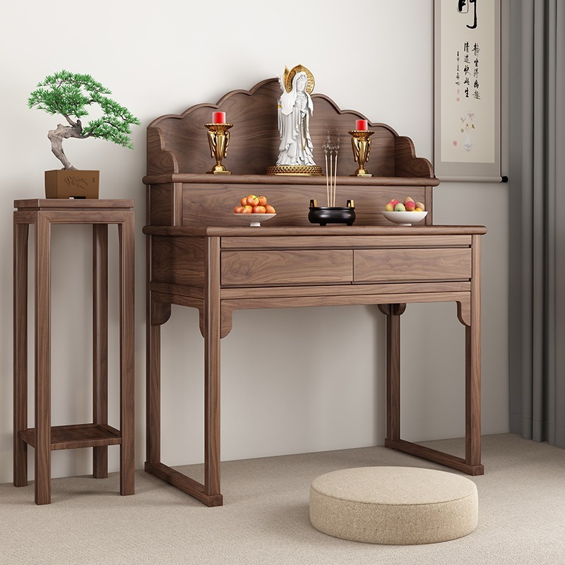 FT full solid wood altar table prayer table Buddhist altar table full ...