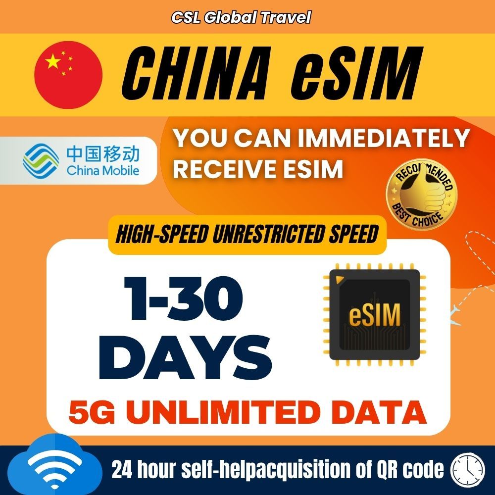【CSL】China eSIM | Fast Internet【Unlimited】| China Esim with VPN Murah ...