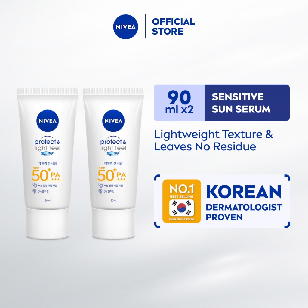 [ONLINE EXCLUSIVE] NIVEA SUN Protect & Light Feel Sensitive Sun Serum ...