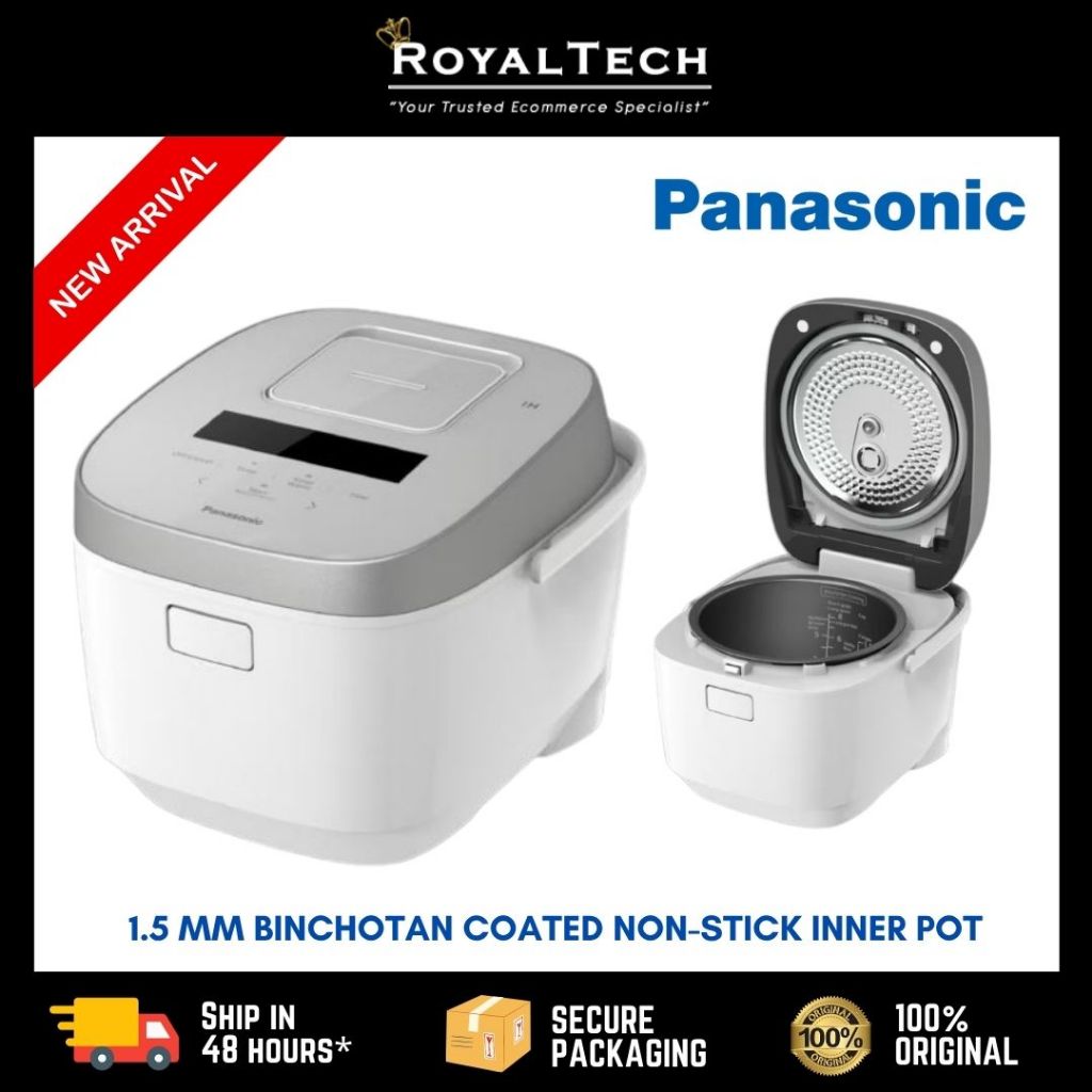 Panasonic 1.5L IH Rice Cooker SR-HTF153 IH Cooking Smart & Effortless ...