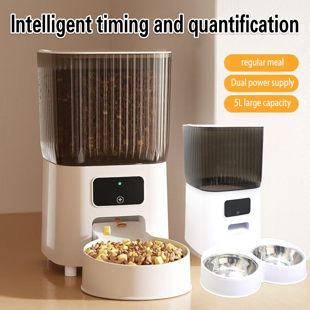 Curated visual reference: Smart Pet Feeder Bowl Cat Dog Feeder Remote Feeder 5L Photo Inspiration