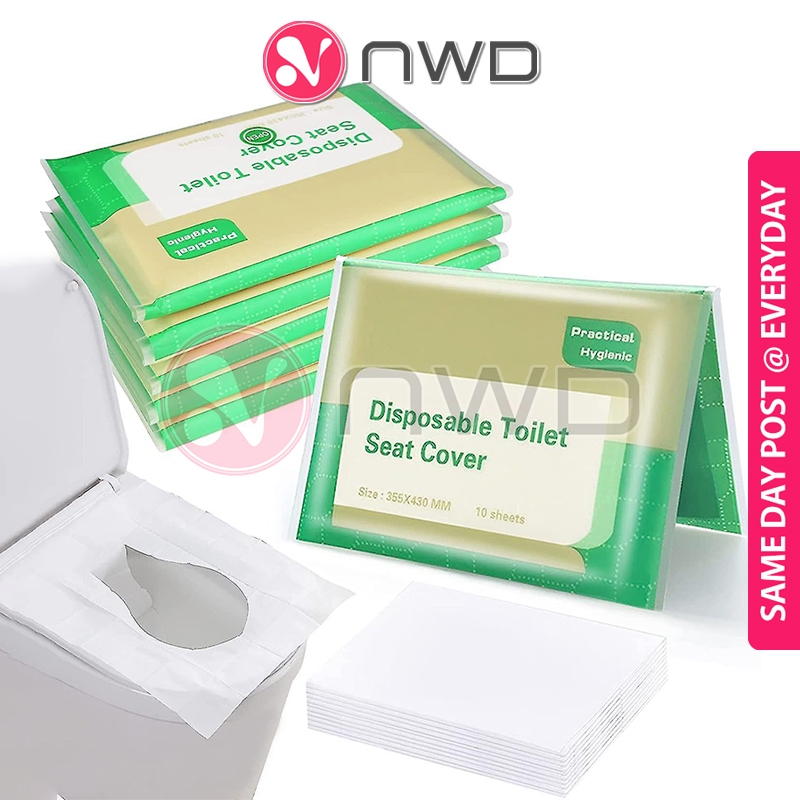 Fuanduo 40 PCS Disposable Toilet Seat Cover, Toilet Seat Paper Pads