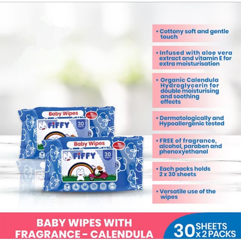Fiffy Baby Wipes (30