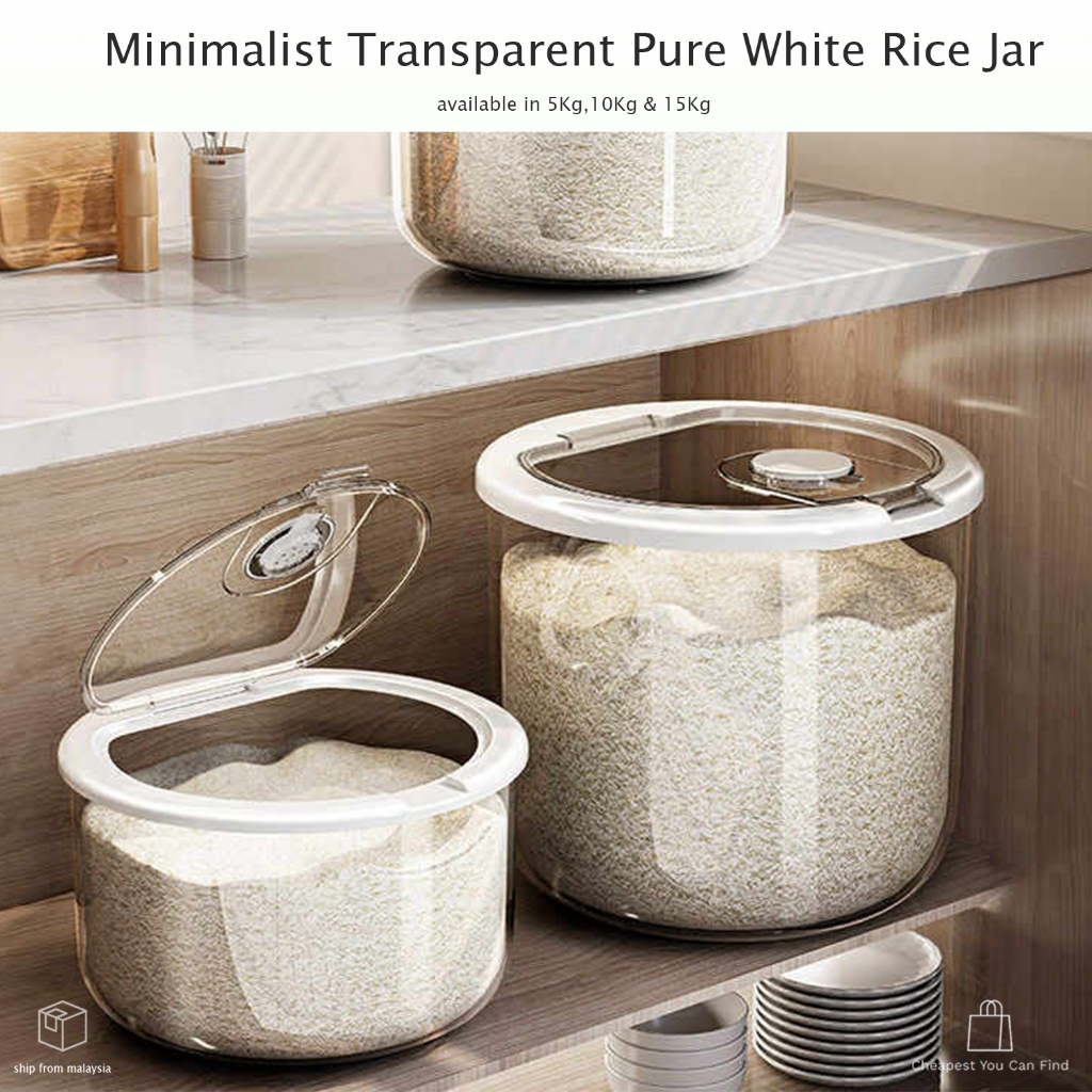 CYCY Minimalist Aesthetic Transparent Dry Food Rice or Wholegrain ...