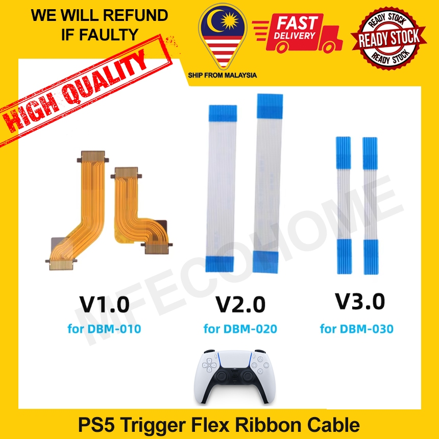 PS5 DualSense V1 V2 V3 TRIGGER Flex Cable Ribbon for BDM-010/020/030 ...