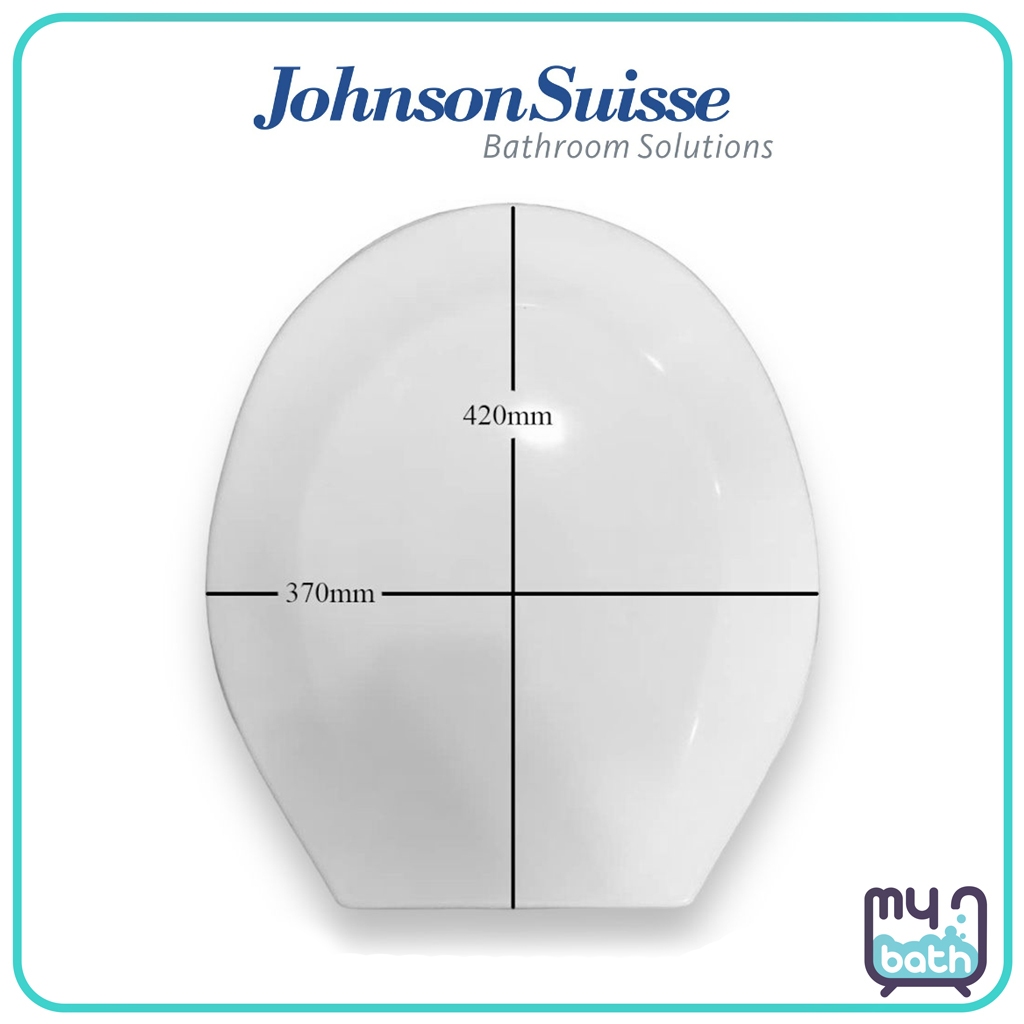 Johnson Suisse WBTS800003WW Replacement Toilet Seat & Cover | Shopee ...