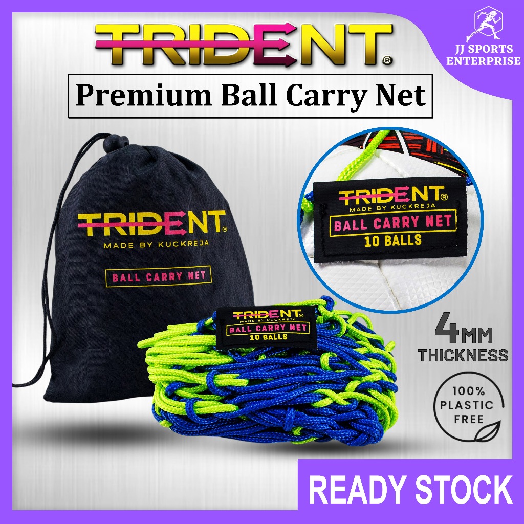 Trident Premium Ball Carry Net (10 Balls) Jaring Bola Beg Bola Ball ...