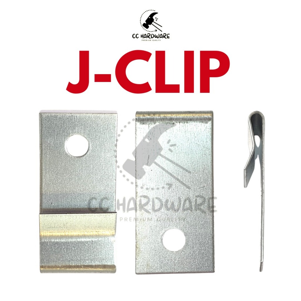 [READY STOCK] Premium Zinc J-Clip / J-Bracket / R-Bracket Fastener for ...