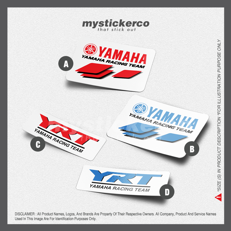 Sticker - Yamaha Racing Team YRT | Shopee Malaysia