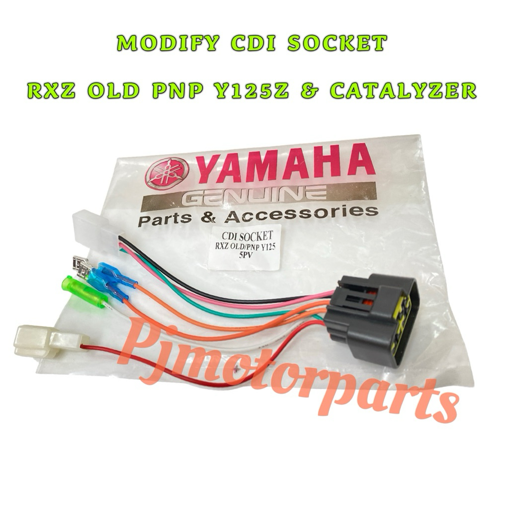 RXZ MILI PNP Y125Z Y125ZR CATALYZER - MODIFY WIRING WIRE SOCKET CDI ...