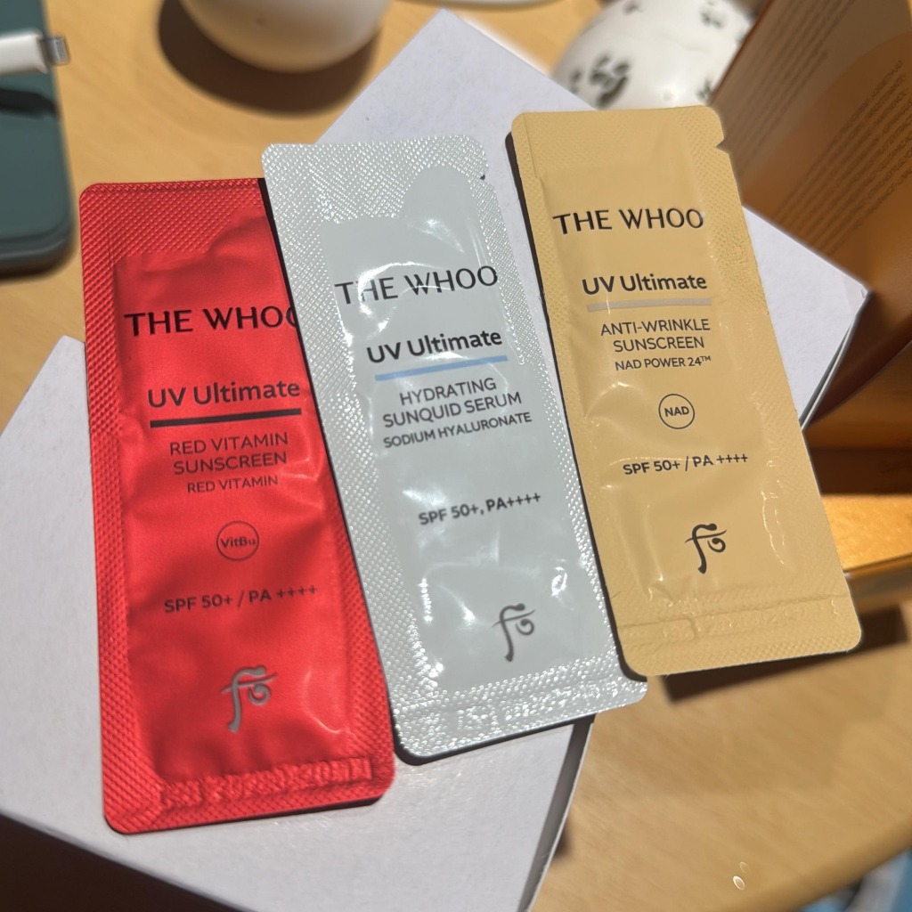 [ WHOO ] THE WHOO UV Ultimate Sunscreen Red Vitamin | Hydrating Sunquid ...
