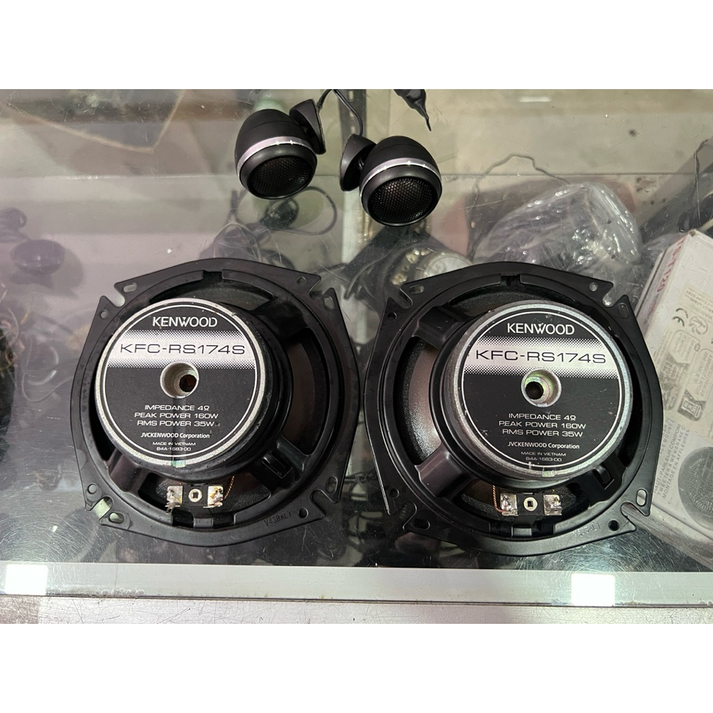 AUDIO SPEAKER SET KENWOOD KFC-RS164 KFC-RS174S used